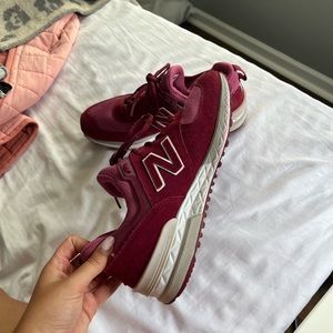 Pink and maroon new balance